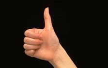 オッケーサイン